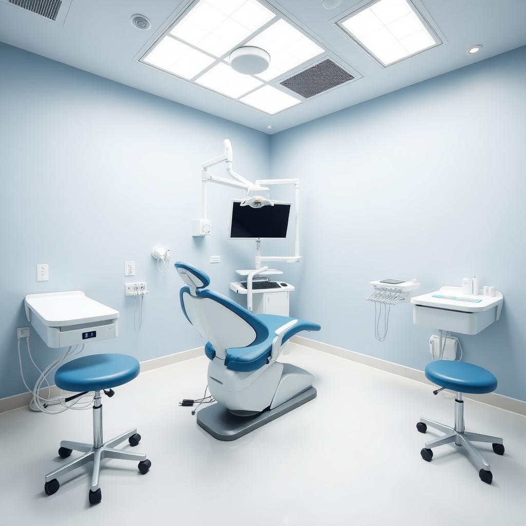 Gabinete dental equipado de clínica cliente